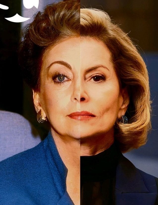 Montagem com Beatriz Segall e Débora Bloch caracterizadas como Odete Roitman